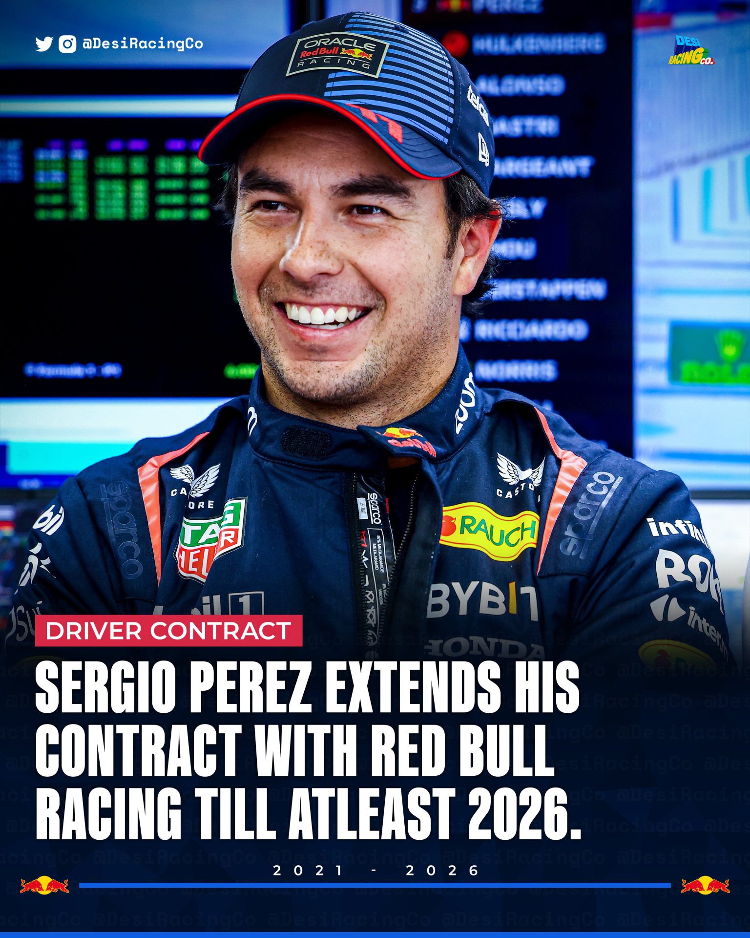 Sergio Perez Extends Red Bull Racing Contract Through 2026 2 Sergio Perez’s Performance During His Red Bull Career
