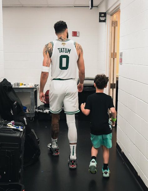 Jayson Tatum Reveals What His 7 Year Old Son Said to Him After the NBA Championship Win - THE SPORTS ROOM
