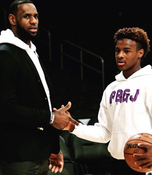 NBA Draft: Bronny James Reveals His Favorite Player in the NBA - THE SPORTS ROOM