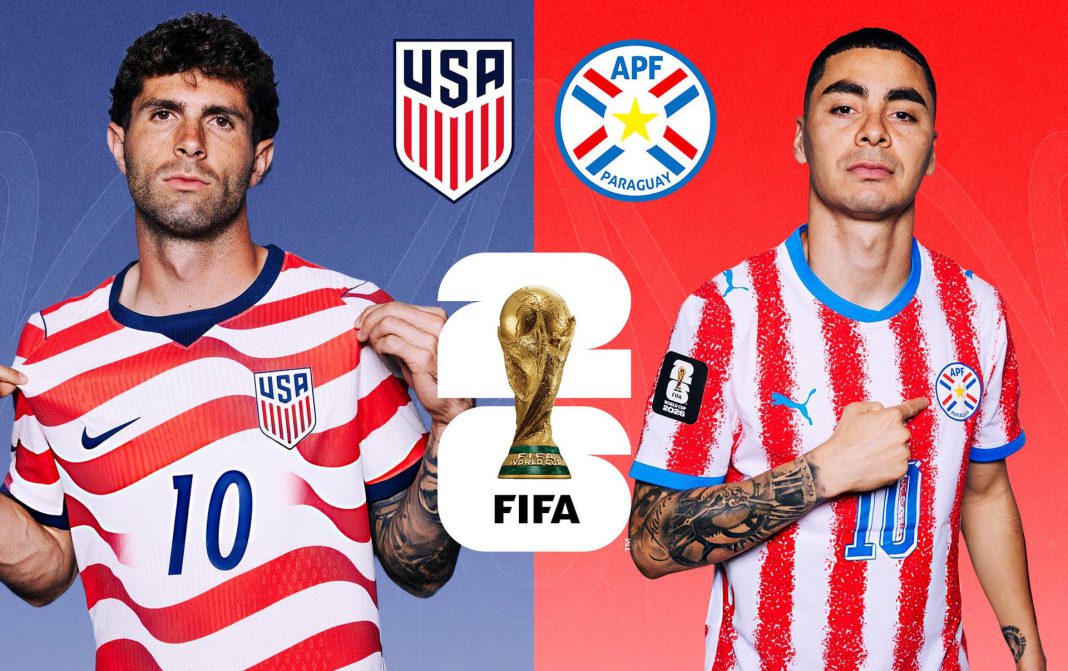 Christian-Pulisic-usausa-logo-Miguel-Almiron-paraguay-paraguay-logo-fifa-wc-26-logo